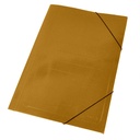 Carpeta 3 Solapas Cierre Elastico Marron