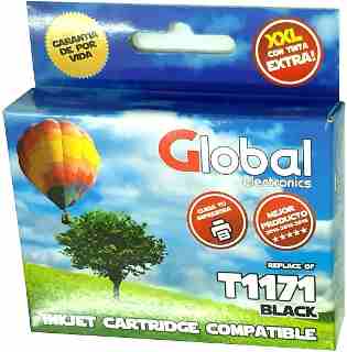 [GLO-EP-117N] Cartucho EPSON T117 Negro Global