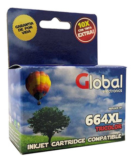 [INKCARTHP664XLC] Cartucho HP 664 XL Color Global