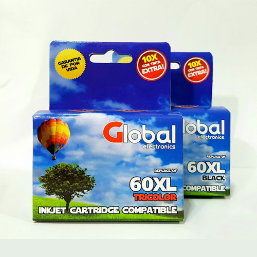 [INKCARTHP122XLC] Cartucho HP 122 XL Color Global