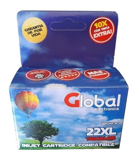Cartucho HP 22 XL Color Global