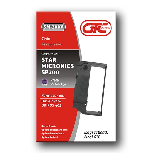 [SM-200V] Cinta Star Micronics SP200 Violeta GTC