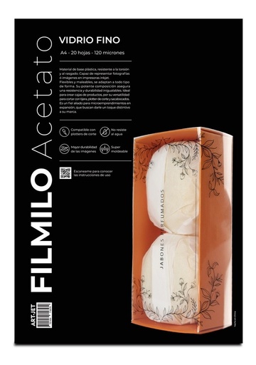 Filmino Acetato Vidrio Fino 20h ArtJet