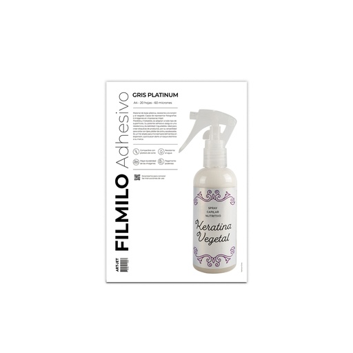 Filmino Adhesivo Gris Platinum 20h ArtJet